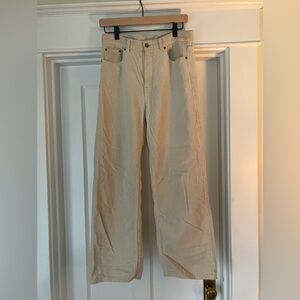 Dr. Denim Echo Off White Corduroy Pants